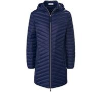 Daunen-Long-Steppjacke Peter Hahn blau 36