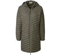 Daunen-Long-Steppjacke Peter Hahn grün 44