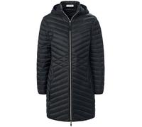 Daunen-Long-Steppjacke Peter Hahn schwarz 38