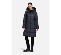 Daunen-Steppjacke mit Kapuze Dunkelblau 44