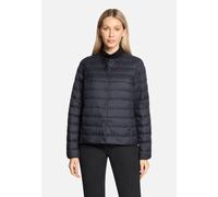 Steppjacke BETTY BARCLAY "Damen mit Rundhalsausschnitt", Damen, Gr. 44, dunkelblau, Obermaterial: 100% Polyester; Füllung: 90% Daunen, 10% Federn, figurumspielend, Rundhals, Jacken Steppjacke (6312081