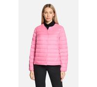 Steppjacke BETTY BARCLAY "Damen mit Rundhalsausschnitt", Damen, Gr. 48, pink carnation, Obermaterial: 100% Polyester; Füllung: 90% Daunen, 10% Federn, figurumspielend, Rundhals, Jacken Steppjacke (981