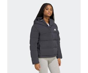 Daunenjacke ADIDAS SPORTSWEAR "HELIONIC CLIMAWARM MIT KAPUZE", Damen, Gr. L, schwarz, Obermaterial: 100% Polyester. Wattierung: 80% Entendaune, 20% Federn, Jacken Daunenjacke, Winterjacke Damen (71909