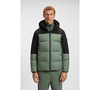 BOSS Green Daunenjacke Herren Stehkragen Mikrofaser grün, XXL