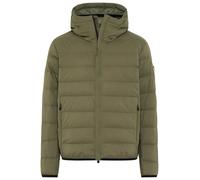 Daunenjacke BOSS GREEN "OW Riplite JT HD", Herren, Gr. 3XL, schwarz beige257, Web, Obermaterial: 100% Polyamid, regular fit normal, hoch geschlossener Ausschnitt, elastischer Bund, Jacken Daunenjacke,