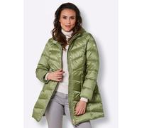 Daunenjacke CREATION L PREMIUM, Damen, Gr. 40, grün (schilf), 57% Polyester, 43% Polyamid, Füllung:90% Daunen, 10% Federn, unifarben, Jacken Daunenjacke (56893733-40) schilf