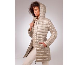 Daunenjacke CREATION L PREMIUM, Damen, Gr. 44, beige (sesam, elfenbein), 55% Polyester, 45% Polyamid, Füllung:90% Daunen, 10% Federn, unifarben, Jacken Daunenjacke (18380811-44) sesam, elfenbein