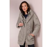 Daunenjacke CREATION L PREMIUM, Damen, Gr. 50, grau (taupe), 100% Polyester, Füllung:90% Daunen, 10% Federn, unifarben, Jacken Daunenjacke (95341568-50) taupe