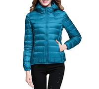daunenjacke damen leicht Leicht Leichte Daunenjacke Mit Kapuze Packbare Leichter Daunenmantel Lightweight ÜBergangsjacke Winterjacke Warme Down Jacket Federleichte Pufferjacke Dünne Herbstjacke