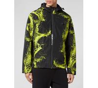 Daunenjacke PLEIN SPORT "Daunenjacke", Herren, Gr. XL, 0209, schwarz, gelb, Obermaterial: 100% Polyester; Futter: 100% Polyester, Jacken (82547740-XL) 0209, schwarz, gelb