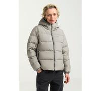 Daunenjacke JACK WOLFSKIN "FROZEN PALACE JKT W RDS", Damen, Gr. M (38/40), palesand, Obermaterial: 100% Polyester; Füllung: 90% Entendaune, 10% sonstige Fasern; Futter: 100% Polyester, Jacken Daunenja