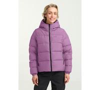 Daunenjacke JACK WOLFSKIN "FROZEN PALACE JKT W RDS", Damen, Gr. S (36), lila (vividorchid), Obermaterial: 100% Polyester. Füllung: 90% Entendaune, 10% sonstige Fasern. Futter: 100% Polyester, Jacken D