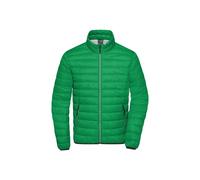 James & Nicholson - Herren Daunenjacke JN1140, farn-grün/silber, Größe M