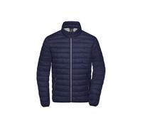 James & Nicholson Herren Daunenjacke JN1140, navy-blau/silber, Größe L (Winterjacken)