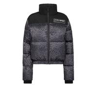 Daunenjacke PLEIN SPORT "Leopard", Damen, Gr. XL, schwarz (02, schwarz), Obermaterial: 100% Polyester; Futter: 100% Polyester; Füllung: 100% Polyester, Jacken (57854710-XL) 02, schwarz