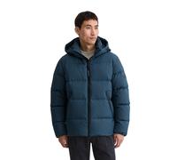 Daunenjacke MARC O'POLO, Herren, Gr. M, blau daze, Web, Obermaterial: 100% Polyester. Futter: 100% Polyamid. Füllung: 70% Daunen, 30% Federn, Jacken, mit 2-Wege-Zipper und abnehmbarer Kapuze, Topselle