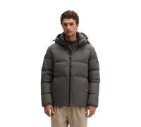 Daunenjacke MARC O'POLO, Herren, Gr. M, grau (wooden earth), Obermaterial: 100% Polyester. Futter: 100% Polyester. Wattierung: 70% Daunen, 30% Federn, Jacken Daunenjacke, mit weiten-verstellbarem Saum