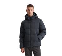 Daunenjacke MARC O'POLO, Herren, Gr. XL, schwarz navy, Web, Obermaterial: 100% Polyester. Futter: 100% Polyamid. Füllung: 70% Daunen, 30% Federn, regular fit normal, Jacken Daunenjacke, mit 2-Wege-Zip