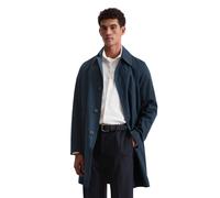 Daunenjacke MARC O'POLO "im Carcoat-Stil", Herren, Gr. S, blau (schwarz navy), Obermaterial: 47% Polyester, 42% Baumwolle, 11% Polyamid; Futter: 95% Polyester, 5% Baumwolle, unifarben, regular fit, no