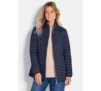 Steppjacke GOLDNER "Herbstjacke mit Daunen, Stehkragen", Damen, Gr. 44, blau (marine), Obermaterial: 100% Polyamid PA., Modisch, Jacken Steppjacke, 2-Wege RV (60340467-44) marine