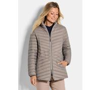 Daunenjacke mit femininer Steppung braun 46