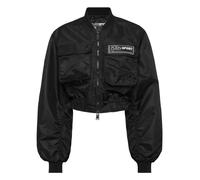 Blouson PLEIN SPORT "Bomberjacke", Damen, Gr. XS, schwarz (02, schwarz), Obermaterial: 100% Polyester; Futter: 100% Polyester, Jacken Blouson (21601538-XS) 02, schwarz