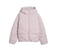 Daunenjacke PUMA "Daunen-Pufferjacke mit Kapuze Damen", Damen, Gr. S, rosa (misty pink), Obermaterial: 100% Polyester. Futter: 100% Polyester. Füllung: 10% Federn, 90% Entendaunen. Kapuzenfüllung: 100