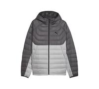 Daunenjacke PUMA "PACKLITE Daunenjacke mit Kapuze Herren", Damen, Gr. XS, gray echo, Obermaterial: 100% Polyester; Futter: 100% Polyester; Füllung: 10% Federn, 90% Entendaunen, Jacken Daunenjacke (597