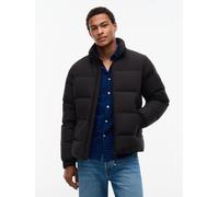 Daunenjacke TOMMY HILFIGER "DOWN STAND PUFFER", Herren, Gr. XL, schwarz, Web, Obermaterial: 100% Polyester. Futter: 100% Polyester. Füllung: 90% Daunen, 10% Federn, regular fit normal, Jacken Daunenja