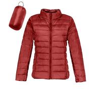 Daunenmantel Damen Leicht Winterjacke Warm Steppjacke Damen Leicht Ohne Kapuze Herbstjacke Kurz Einfarbig Puffer Jacket Damen Crop Wintermantel Damen Wasserdicht Damen Jacke Große Größen Thermojacke