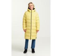 Jack Wolfskin Frozen Palace Mantel Damen Winterjacke gelb Größe XS Lifestyle Isolierend Daune