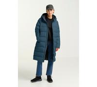 Daunenmantel JACK WOLFSKIN "FROZEN PALACE COAT W RDS", Damen, Gr. XXL, blau (aluminium blau), Obermaterial: 100% Polyester. Futter: 100% Polyester. Wattierung: 90% Entendaune, 10% Federn, hoch geschlo