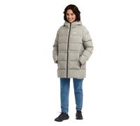 Daunenmantel JACK WOLFSKIN "FROZEN PALACE LONG JKT W RDS", Damen, Gr. XXL, beige (pale sand), Obermaterial: 100% Polyester. Futter: 100% Polyester. Wattierung: 90% Entendaune, 10% Federn, hüftbedecken