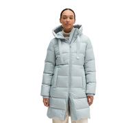 Daunenmantel MARC O'POLO, Damen, Gr. 36, grau (glacial blau), Obermaterial: 100% Polyester. Futter: 100% Polyester. Wattierung: 70% Daunen, 30% Federn, Mäntel Daunenmantel, mit 2-Way-Zipper und Label-