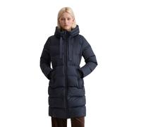 Daunenmantel MARC O'POLO, Damen, Gr. 40, tiefblau sea, Web, Obermaterial: 100% Polyester, Basic schmal, Mäntel Daunenmantel, mit hochwertiger Verarbeitung und vielen Details (83092532-40)