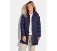 Daunenmantel mit femininer Steppung blau 42