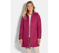 Daunenmantel mit femininer Steppung rot 48