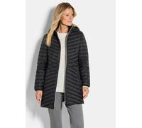 Daunenmantel mit femininer Steppung schwarz 42