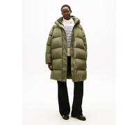 Daunenmantel TOMMY HILFIGER CURVE "CRV MODERN DOWN REG COAT", Damen, Gr. 54, utility olive, Steppware, Obermaterial: 100% Polyester. Futter: 100% Polyamid. Wattierung: 100% Daunen, unifarben, Mäntel D
