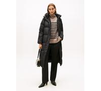 Tommy Hilfiger Damen Daunenmantel mit Kapuze, schwarz, Gr. M