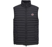 Daunenweste COLMAR, Herren, Gr. 50, schwarz (schwarz, grau), Web, Obermaterial: 100% Polyamid. Futter: 100% Polyamid. Wattierung: 90% Entendaune, 10% Entenfeder, unifarben, regular fit normal, hoch ge