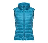 Daunenweste Damen Leicht Dünne Daunen Steppweste Damen Ärmellose Daunenjacke Damen Wattierte Weste Daunen (Blau, L)