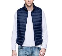Daunenweste Herren Leicht Leichte Steppweste Herren Weste Daunen Ärmellose Dünne Light Winter Slim Fit Daunenjacken Ärmellos Ultraleichte Daunenmantel Steppjacken Übergröße Down Jacke Männer L