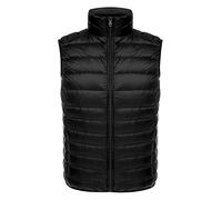 Daunenweste Herren Leicht Leichte Steppweste Herren Weste Daunen Ärmellose Dünne Light Winter Slim Fit Daunenjacken Ärmellos Ultraleichte Daunenmantel Übergröße Down Jacke Übergang Männer Schwarz 2XL