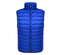 Daunenweste Herren Leicht Leichte Steppweste Herren Weste Daunen Ärmellose Dünne Light Winter Slim Fit Daunenjacken Ärmellos Ultraleichte Daunenmantel Übergröße Down Jacke Übergang Männer Saphir 2XL