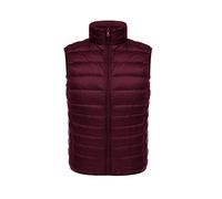 Daunenweste Herren Leichte Ärmellose Steppweste Herren Leicht Downen Weste Daunen Ärmellos Herren Winter Gilet Winterweste Step Westen Für Männer Jacke Ohne Ärmel Übergrößen Daun Wattierte Weste Rot M