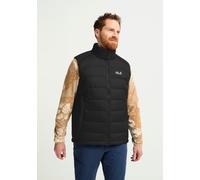 Daunenweste JACK WOLFSKIN "WILD PASS DOWN VEST M RDS", Herren, Gr. M (50), schwarz, Obermaterial: 100% Polyester. Füllung: 90% Daunen, 10% Sonstige Fasern. Futter: 100% Polyester, Westen, Daunenweste,