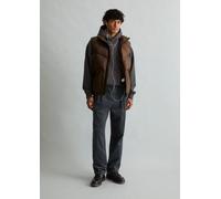 Daunenweste regular braun S