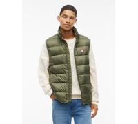 Daunenweste TOMMY JEANS "TJM LIGHT DOWN PACKABLE VEST", Herren, Gr. XL, rocky mountain, Web, Obermaterial: 100% Nylon. Futter: 100% Polyester. Füllung: 90% Daunen, 10% Federn, regular fit normal, Rund