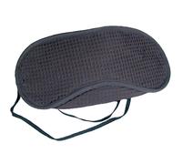 Davartis - Schlafmaske aus Baumwolle, schwarz - angenehm weich